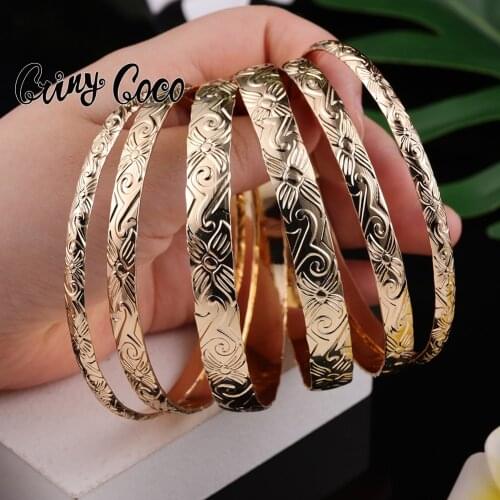 Cring Coco Hawaiian Plumeria Bangle 2021 New Design Flower Pearl Jewelry Trendy Marshallese Guam Bracelets Bracelet for Women