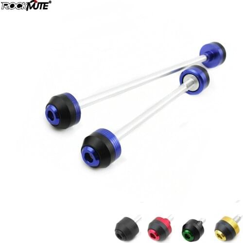 For Kawasaki ZX-6R 2005-2006 Motorcycle Front Rear Wheel Axle Fork Slider Crash Protector Drop Falling Protection