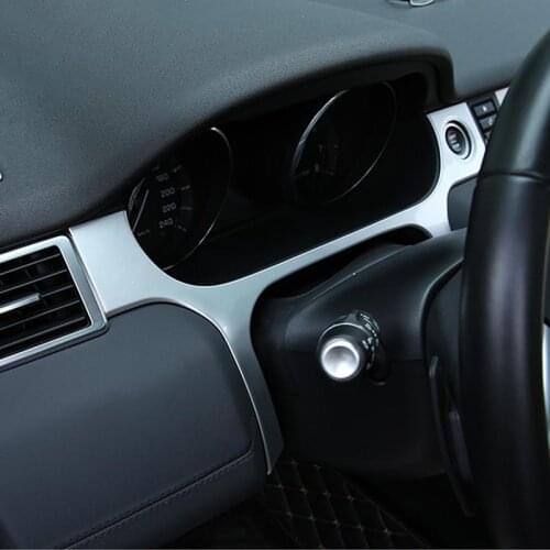 For Land Rover Discovery Sport 2015 2016 Car Dashboard Decoration Frame Cover Trim ABS Chrome Sticker Accessories for LHD