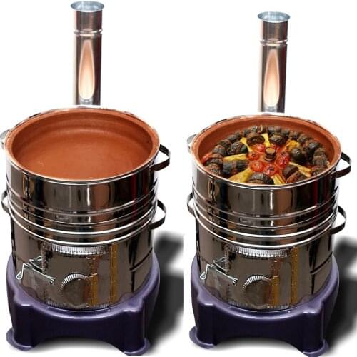 Tandoori Tandoor Clay Oven Grill BBQ Barbecue Maker Outdoor Picnic camping Cooking Oven Cook meat / food on the Clay FAST SHIP