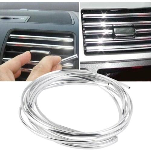 Chrome-Plated Decorative Bright Strips Car Accessories Coche For BMW E46E90E39 Mercedes Skoda Octavia Renault Seat Leon
