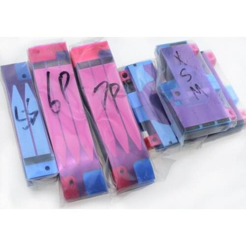 Lot of 100pcs Battery Adhesive Sticker for iPhone 11 Pro 7 6 Plus 7P 6S 5S X 8P 8 XS Max Battery Glue Tape Strip Tab Replacement