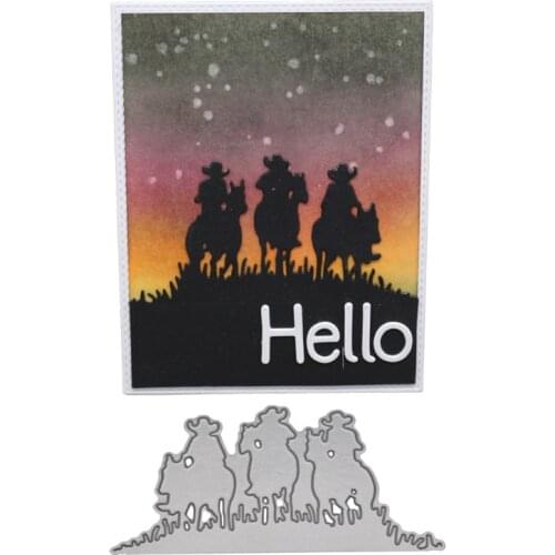 Knight Metal Cutting Dies Stencil DIY Scrapbooking Album Stamp Paper Card Embossing Crafts Decor