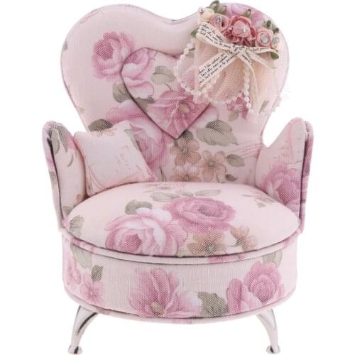Dolls Sofa Chair Armchair Furniture Jewelry Box Model
