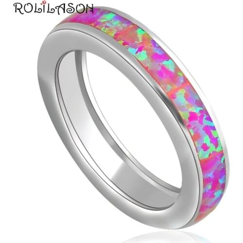 New ! Hot selling ! Pink Fire Opal silver plated Ring USA Size #7 #7.5 #8 #9 Fashion Jewelry Opal Jewelry OR720