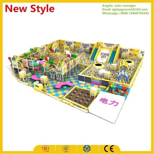 Supply commercial indoor playground with big balls pool