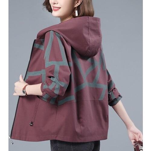 Женские короткие тренчи QEWSDRFG China At AliExpress