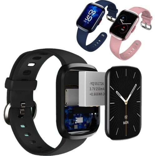 Smart Watch Men Woman Full Smartwatch IP67 Waterproof Fitness Tracker Heart Rate Sleep Monitor For iOS Android Phone System