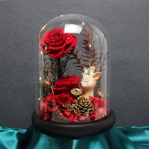 12*15cm Black Base Glass Dome Vase Home Decoration Diameter=12cm Height=15cm Glass Dome DIY Friend Gift Wedding Decoration