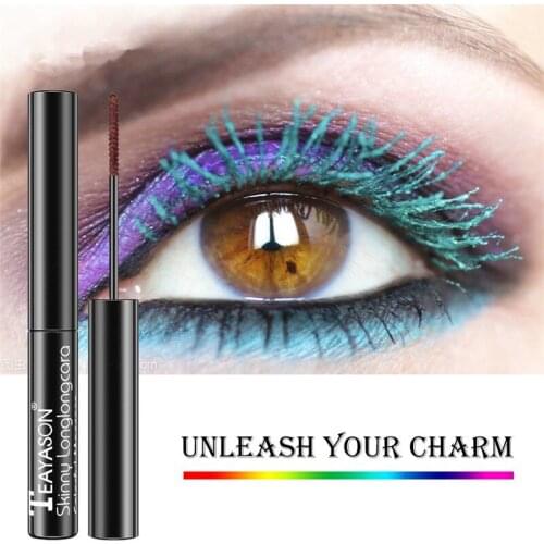Sparkling Diamond Shiny Charm Mascara Quick-drying Film Broken Glitter Mascara Long Lasting Waterproof Curling Eyelash