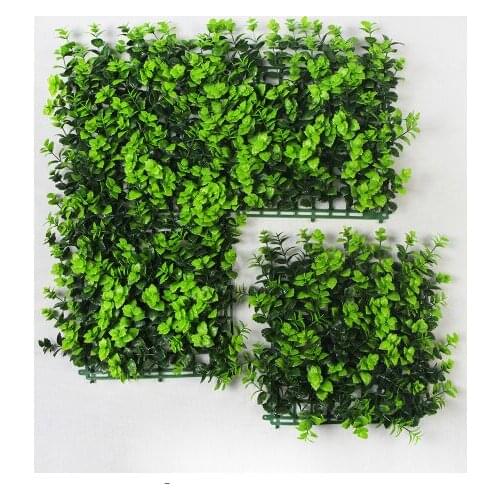 Outdoor Artificial Boxwood Hedge Privacy Fence Grass Mat 10x10inches UV Proof Topiary Vertical Garden plants Balcony Decoration