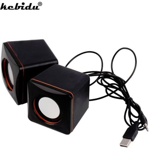 Kebidu Universal Mini Speaker Portable USB Audio Music Player Speaker for iPhone For iPad MP3 Laptop PC