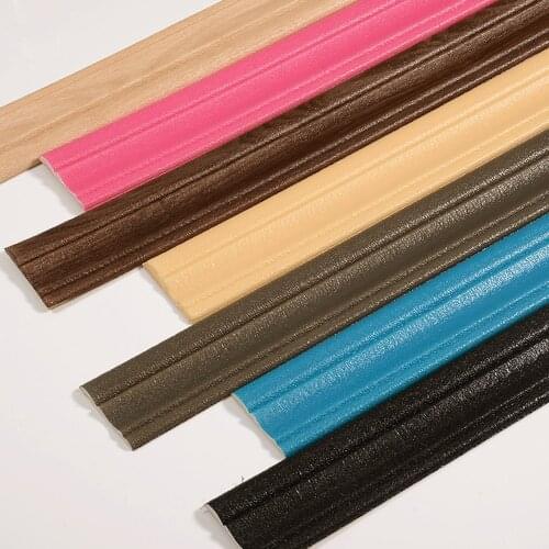 3D Border Waterproof Wall Sticker Top Corner Line Wall Edge Strip Wall Waist Line Sticker Tiles Wallpaper Border Home Wall Decor