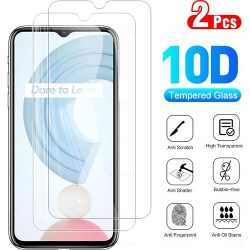 2Pcs Full Cover Protective Glass For OPPO Realme C21Y Phone Screen Protector Glas Film For O PPO Realmy Realmi C 21Y 21 Y 6.5"