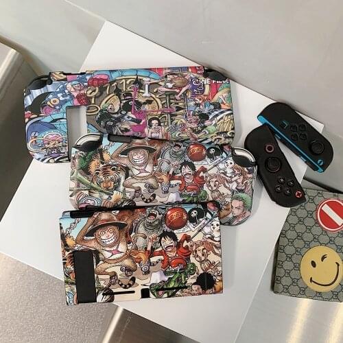 One Piece Film Anime Monkey D Luffy Pirates Crew Gamepad Soft Protective Case For Nintendo Switch Lite Cover