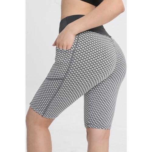 2021 New Women Fitness Sport Shorts Seamless Push Up High Waist Gym Slim Shorts Running Workout Hip Lift Tight Sportswear