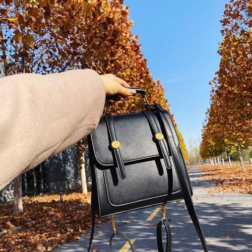 QINRANGUIO Preppy Style Women Backpack PU Leather Backpack Women Fashion Backpack For Teenager Girls Backpack Female School