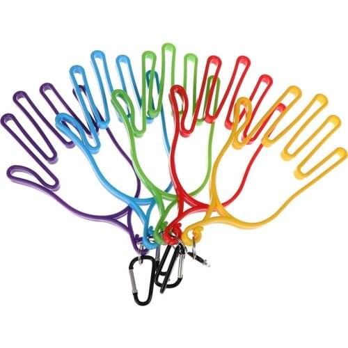 1Pcs Golf Gloves Holder Sports Golfer Tool Gear Plastic Rack Dryer Hanger Stretcher Golfer Tool