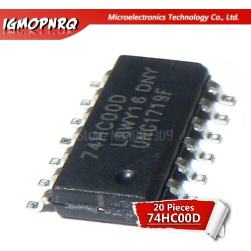 20pcs 74HC00D 74HC164D 74HC165D 74HC02D 74HC04D 74HC125D 74HC138D 74HC139D 74HC14D 74HC257D SOP