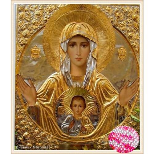 2017 5D Round diamond painting & diy diamond painting cross stitch Home Decor diamond embroidery mosaic religious for gift