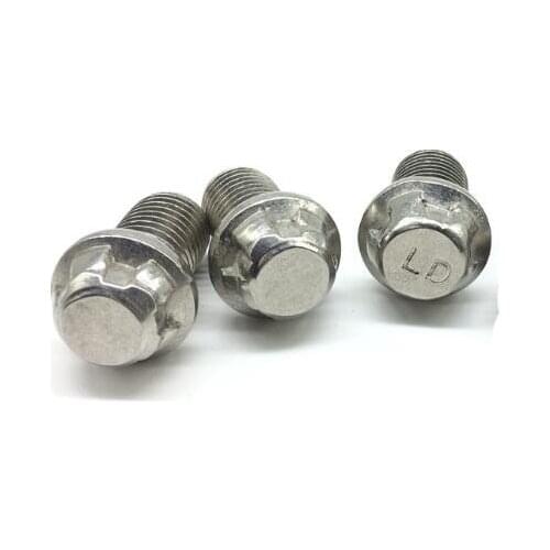 4pcs M16 security screws anti theft tamper proof screw anti vandal fasteners bolts railway bolt stainless steel 25mm-70mm length