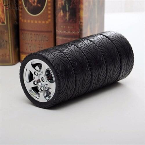 6 Color Tire Cup Stainless Steel Mug Car Cup Convenient Creative Vacuum Cup Automotive Stainless Steel Mug Cup Car Holder