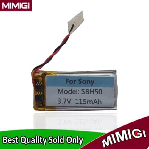 115mAh Original Replace Battery For Sony SBH50 SBH52 Bluetooth Headphone Headset Batterie Accumulator AKKU