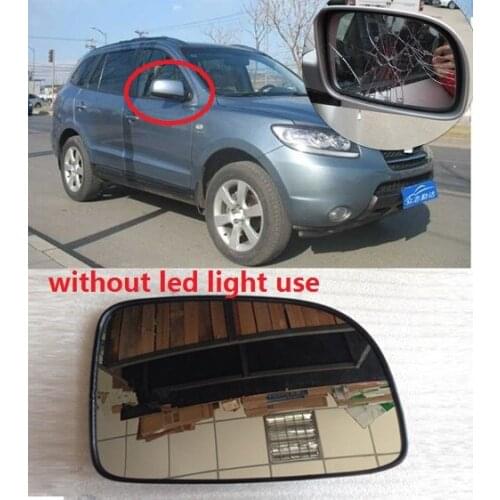 For Santa Fe SantaFe 2006 2007 2008 2009 2010 2011 2012 2013 Side Rear View Mirror Glass Outer Rearview mirror Lens