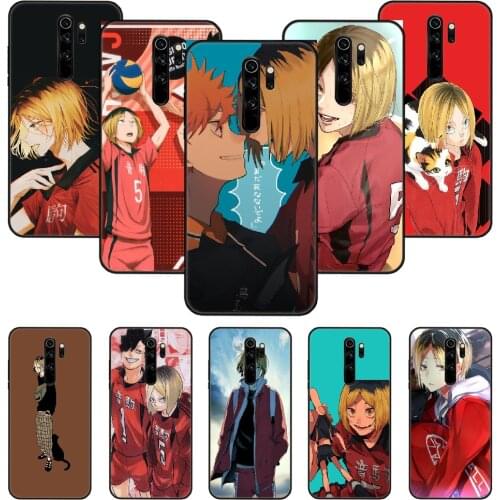 Phone Case For Xiaomi Redmi Note 8 8T 7 7A 9 9S 8A 4 5 Pro Black Cover Waterproof Fashion Etui Art Anime Kozume Kenma Haikyuu