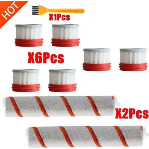 HEPA Filter For Xiaomi Dreame V9 V9B V10 Wireless Handheld Vacuum Cleaner Accessories Hepa Filter Roller Brush Parts Kit