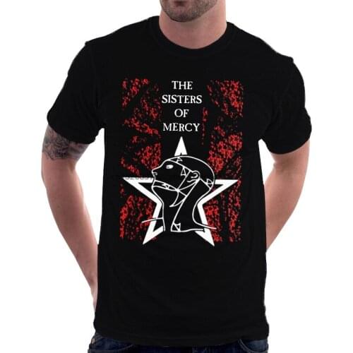 The Sisters of Mercy First and Last and Always T Shirt Vintage Men Gift Tee