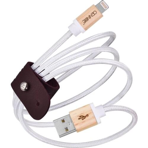 Lightning Cable, CENNBIE Charger Cable Apple MFi Certified Charger Cord with Leather Strap for iPhone 11 11 Pro Xs X 8 8 Plus