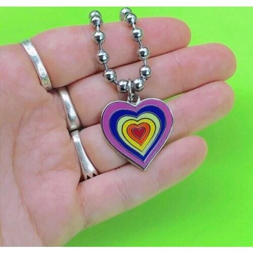 Colorful Butterfly Pendant Necklace Vintage Heart Choker For Women Girl Harajuku Animal Cartoon Choker Necklace Trendy Jewelry