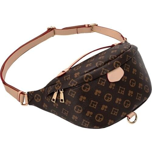 Stars same waist small bag women 2020 autumn Korean version new fashion printed messenger chest handbag