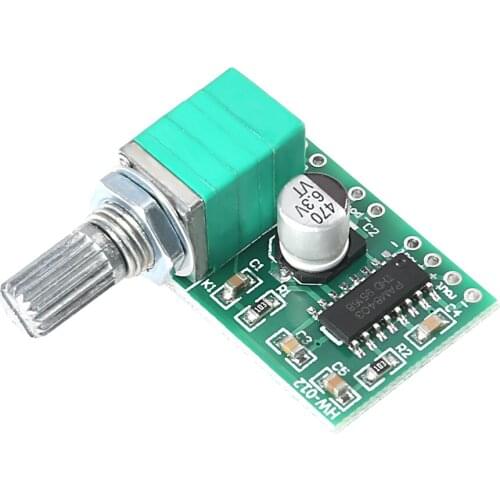 Mini PAM8403 DC 5V 2 Channel USB Digital Audio Amplifier Board Module 2 * 3W Volume Control with Potentionmeter