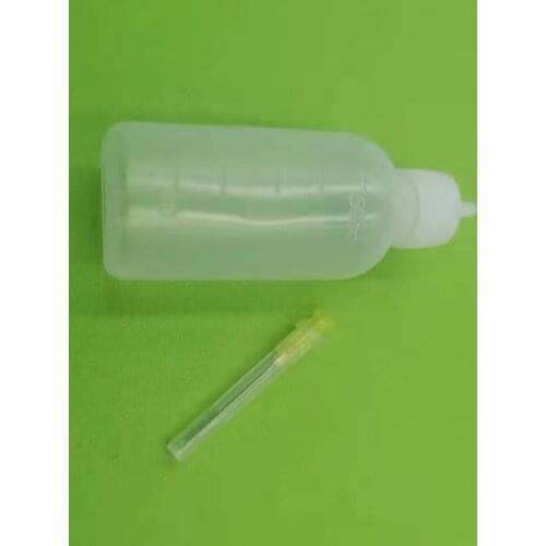 100ml Needle Tip Soldering Cleaning Clear Liquid Flux Alcohol Oil Plastic Hand Bottle for Mobile Phone Cleaner DIY Repair Tools