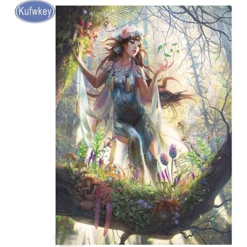 NEW Arrival diamond painting Forest fairy diamond embroidery sale square drill full embroidery custom photos rhinestones decor