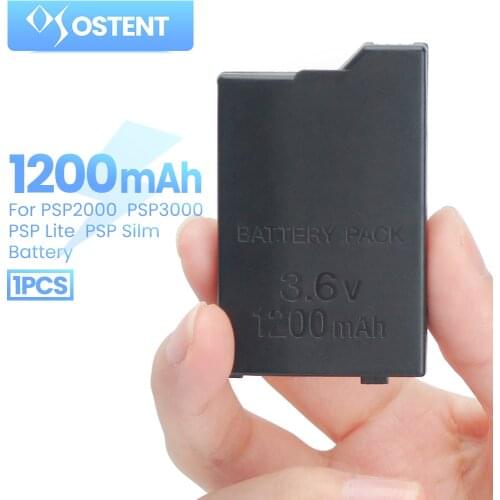 OSTENT 1200mAh 3.6V Lithium Ion Rechargeable Battery Replacement Battery for Sony PSP 2000/3000 PSP-S110 Console