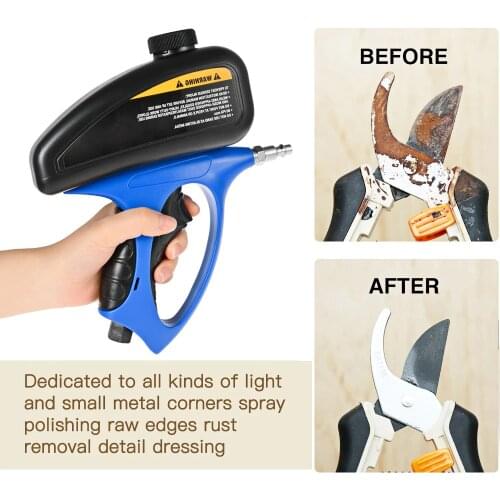 Anti-rust Sandblaster Handheld Pneumatic Sand Blasting Machine Portable Small Nozzle Pneumatic Sandblasting Spray Gun
