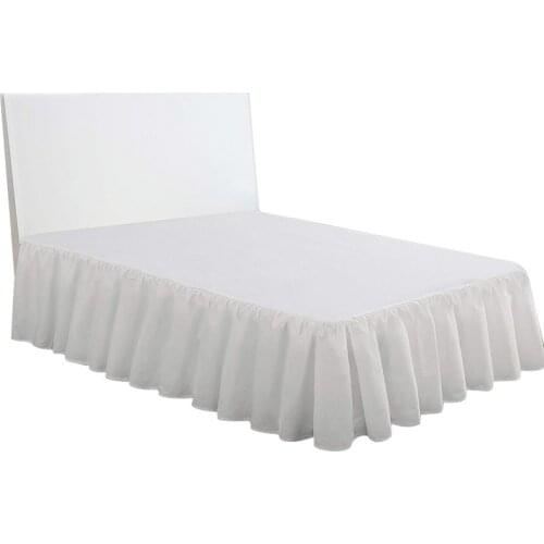 Bedroom Bedspread Hotel Bed Skirt Bedsheet Bed Skirt Bed Cover Bed Skirt Sheet Bedspread Bedding Protector Home Textile