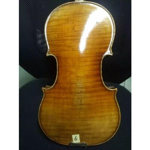 Maste 4/4 Violin flamed maple Guarneri model 1743 very nice tone NO6