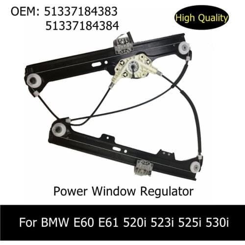 51337184383 51337184384 Front Power Window Lift Right Regulator Window Regulator for BMW E60 E61 520i 523i 525i 530i 535d