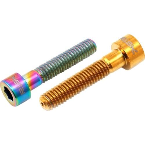 M6X30mm Titanium Bolts For MTB Bicycle Column Headset Stem Cap Bolt Bike Screw