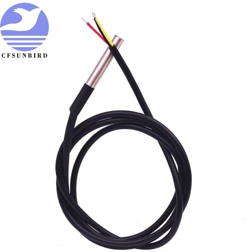 50pcs Stainless steel package Waterproof DS18b20 temperature probe temperature sensor 18B20