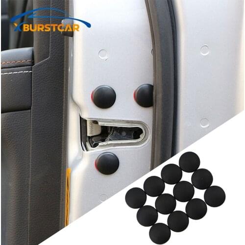 Xburstcar Car Door Lock Screw Protector Sticker Cover Cap for KIA K2 K3 K4 K5 Sorento Sportage Optima Rio Ceed Cerato Venga