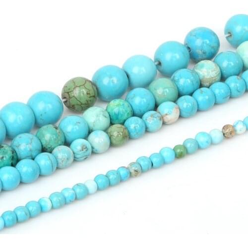 1strand/pack Natural Calaite Stone Beads Round Loose Spacer Beads For Jewelry Making DIY Bracelet&Necklace 4/6/8/10mm