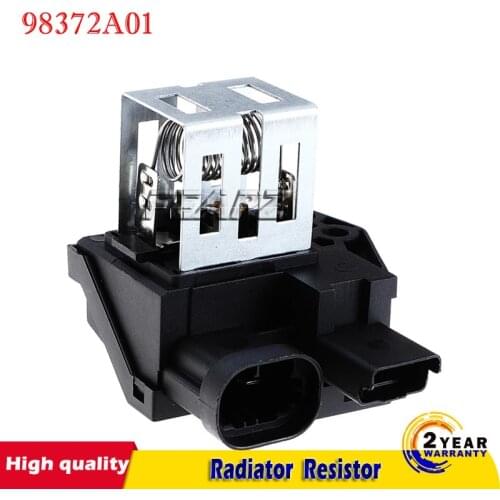 1267J6 98372A01 9827870080 For Peugeot 207 208 407 508 Citroen C2 C3 DS3 Radiator Fan Motor Relay Resistor
