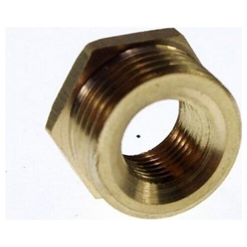 2PCS Brass 1/2" Male x 1/4" BSPP Female Adapter Reducer