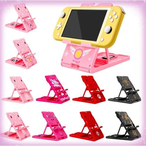 2021 Adjustable Holder Foldable Plastic Game Chassis Portable Bracket Playstand Base Cradle Stand Support for Nintendo Switch