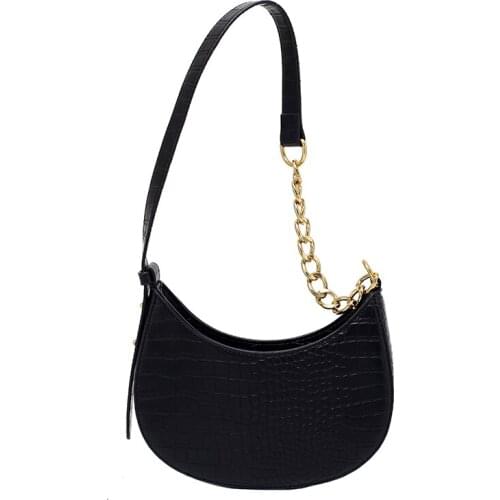 2021 Handbags and Purses Female Summer Travel Crossbody Shoulder Bag Crocodile Pattern Pu Leather Saddle Bags for Women